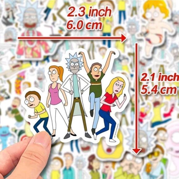Rick and Morty Stickers - Picture 2 of 3
